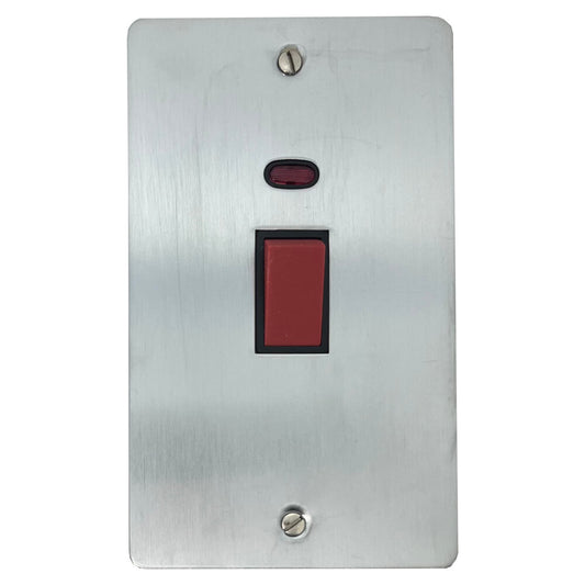 Flat Satin Chrome L/Plate