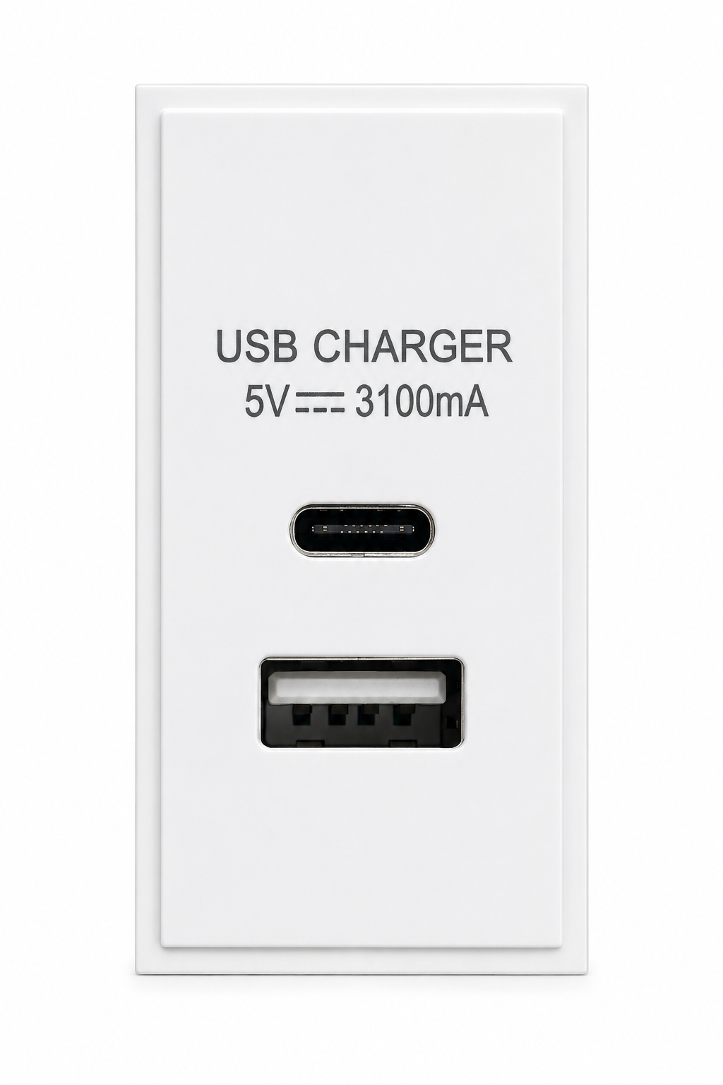 Module 3.1A - 1 x USB A 1 x USB C - 25mm x 50mm