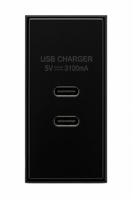 Module 3.1A - 2 x USB C - 25mm x 50mm