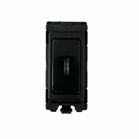 20A 2 way SP Switch Including key - All Black Insert