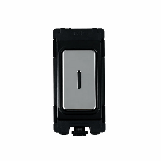 20A 2 way SP Switch Including key - Black and Polished Chrome Switch