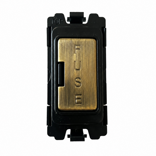 Fuse Holder - Black and Antique Switch