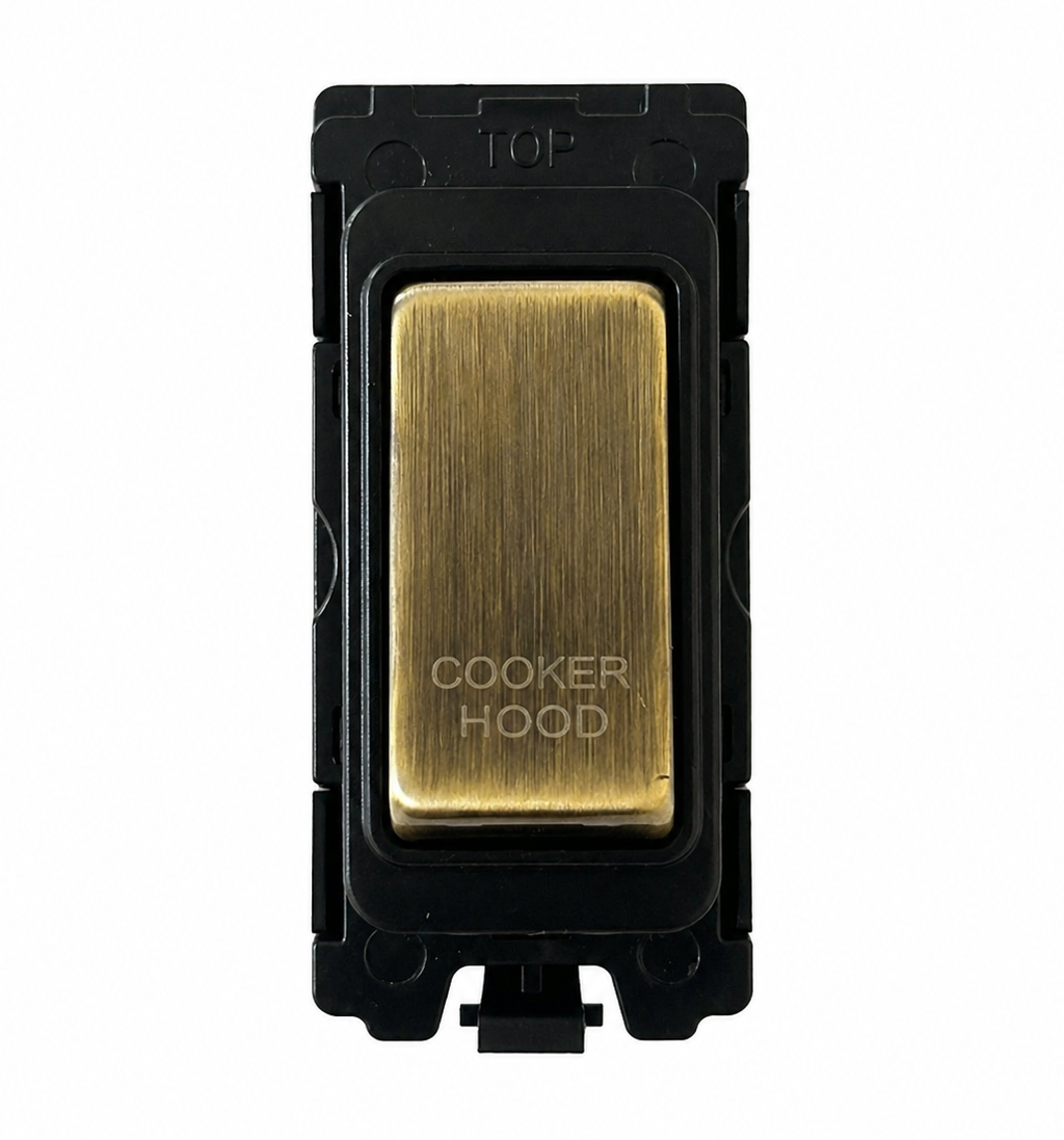 20A DP Switch - Engraved - Cooker Hood - Antique Switch