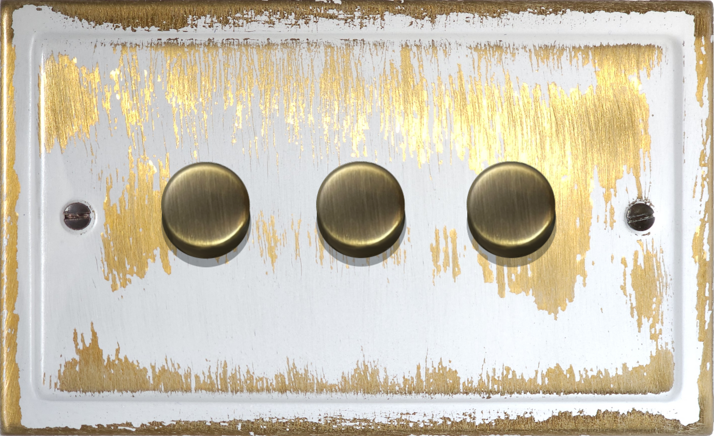 Victorian Dover Bronze 3 Gang 120W LED Dimmer