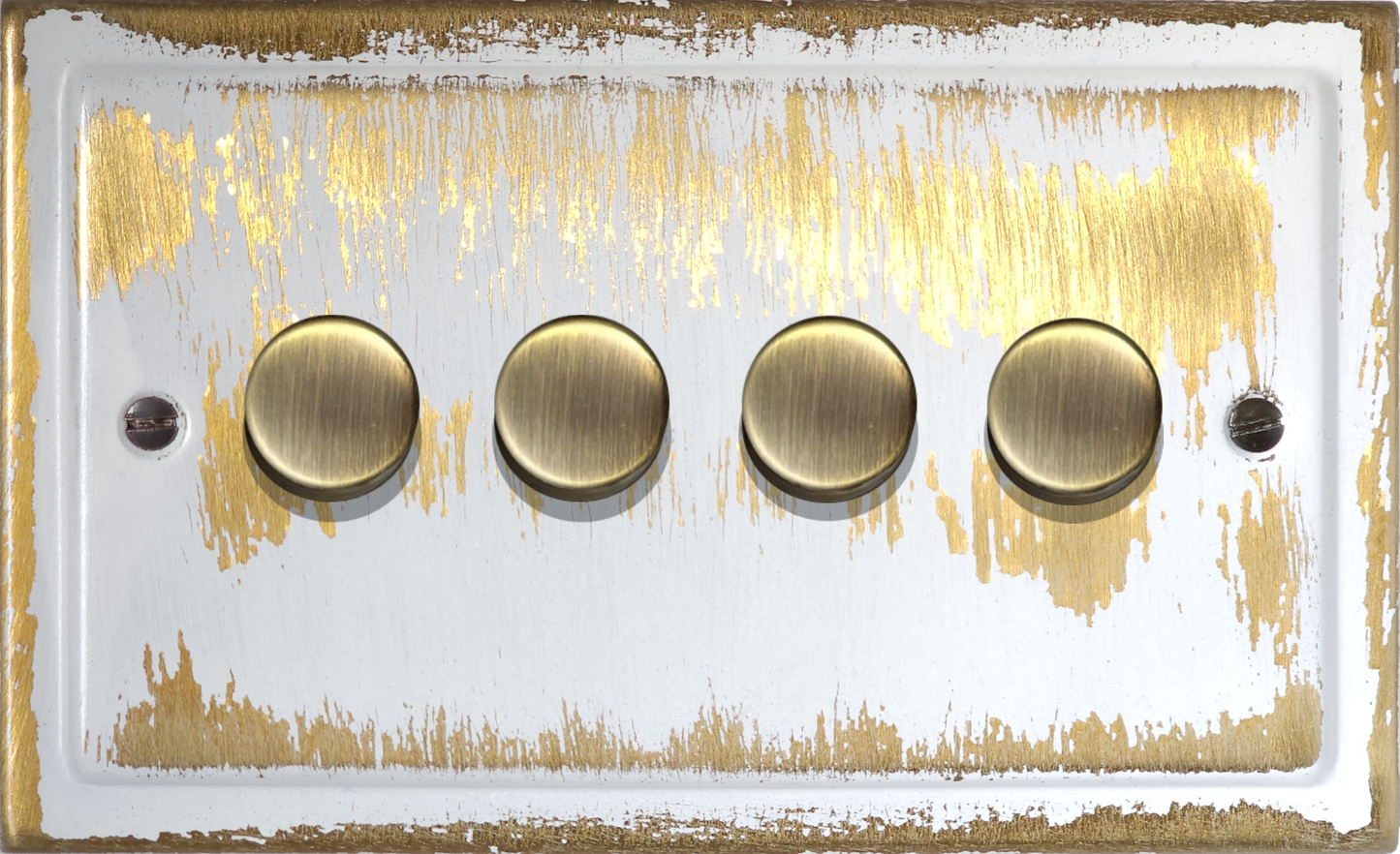 Victorian Dover Bronze 4 Gang 120W LED Dimmer