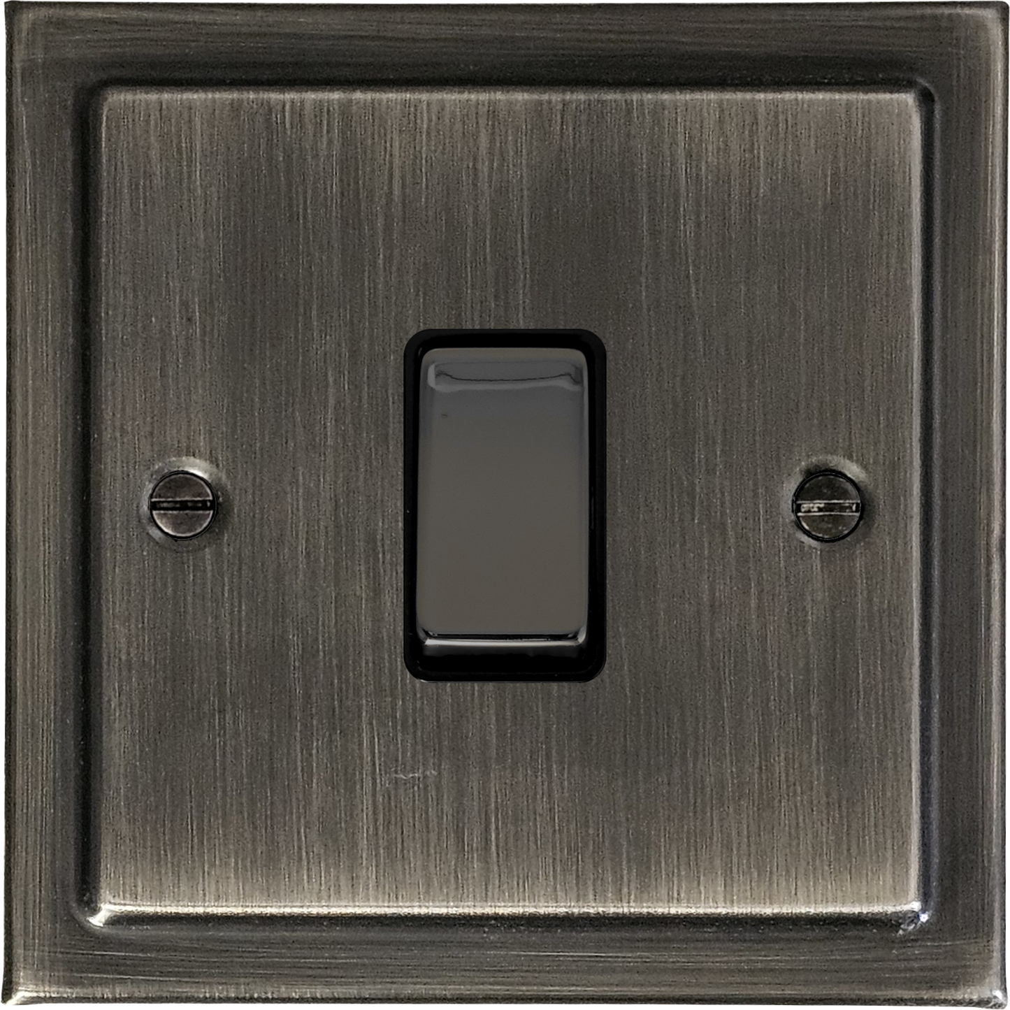 Victorian Antique Nickel 1 Gang 2 Way Switch