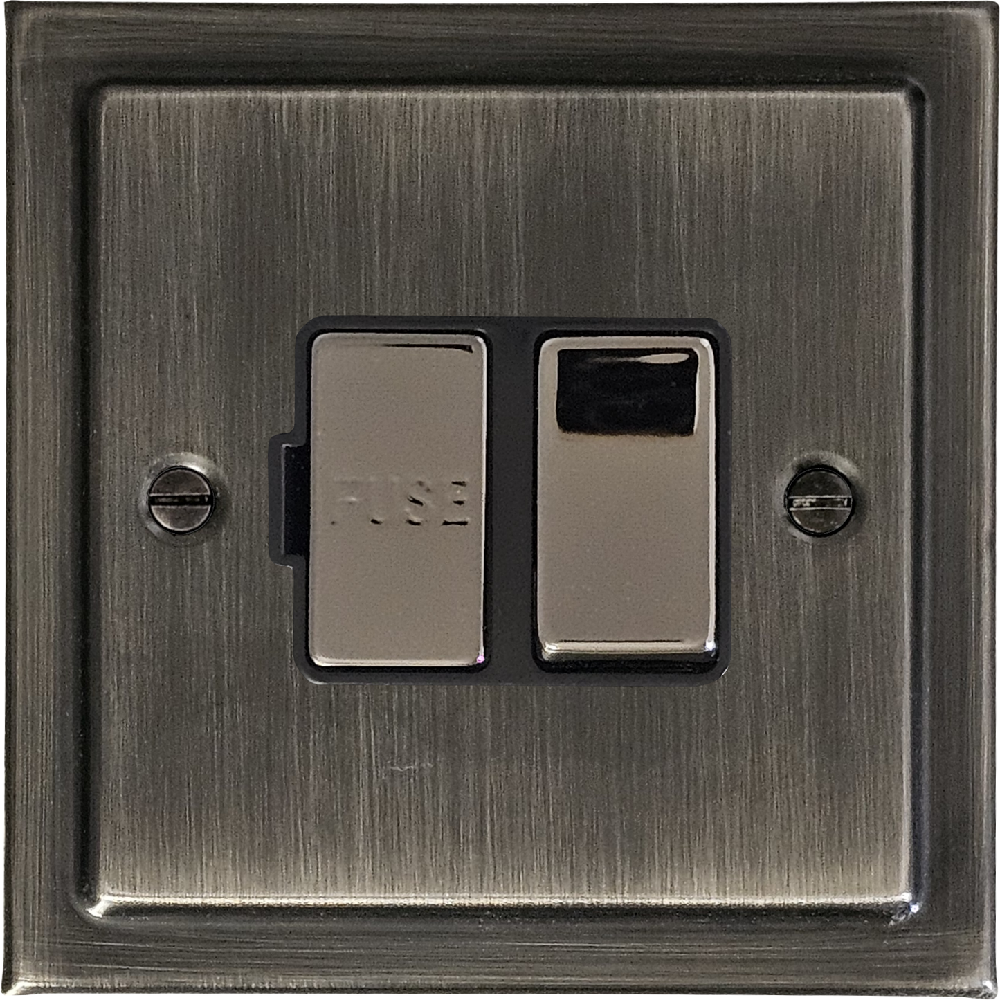 Victorian Antique Nickel Switch Fused Spur