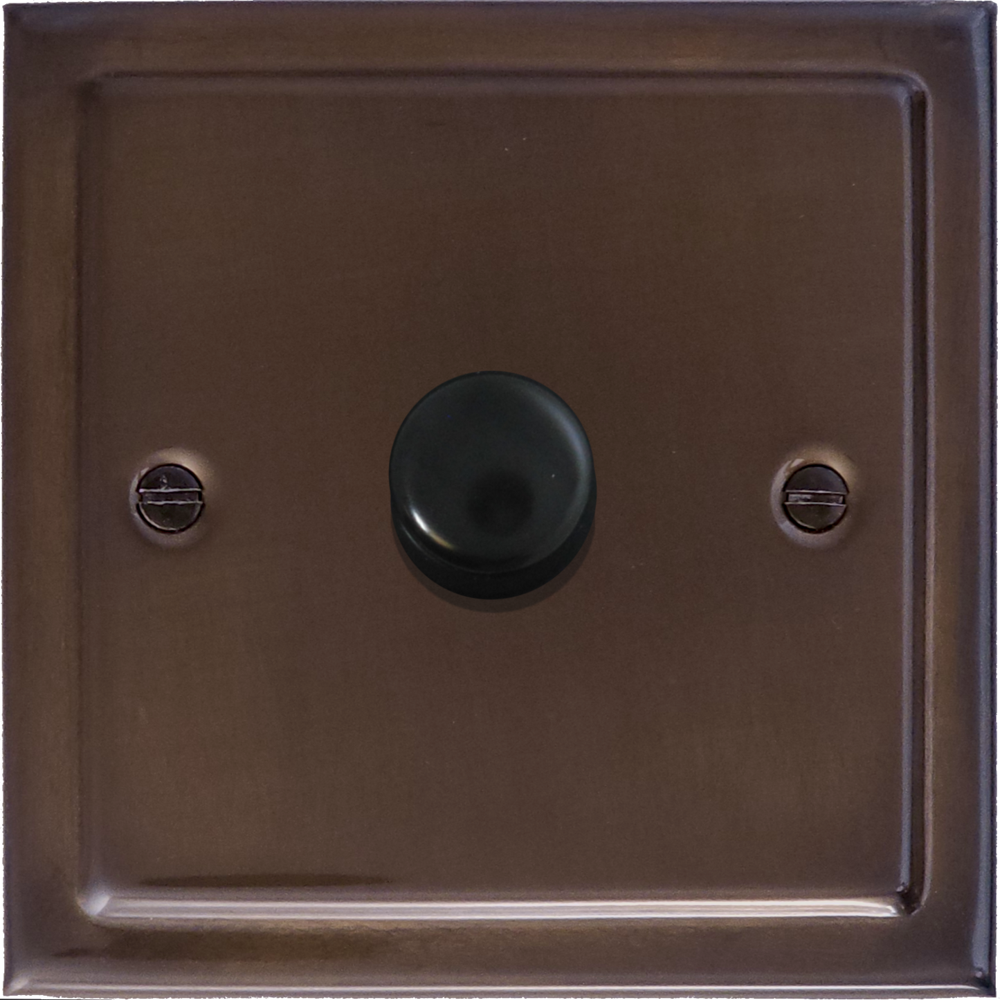 Victorian Medium Bronze 1 Gang LED Dimmer