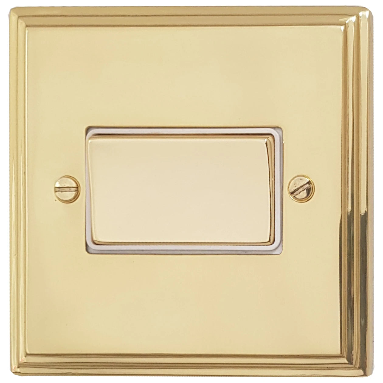 Victorian Polished Brass Fan Isolator