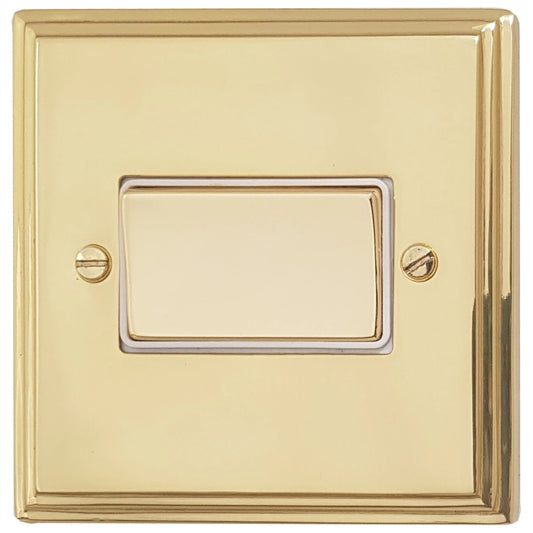 Victorian Polished Brass Fan Isolator