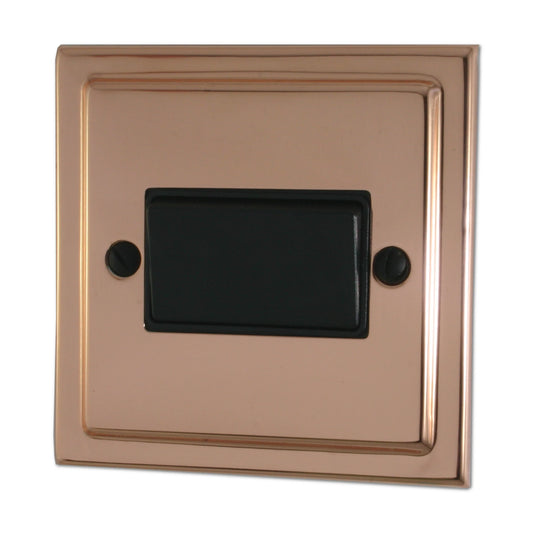 Victorian Polished Copper Fan Isolator