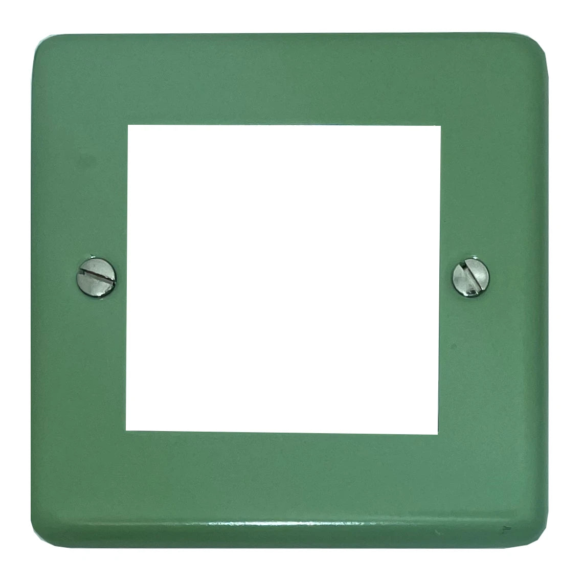 Classic Sage Green 2 Gang Module Plate