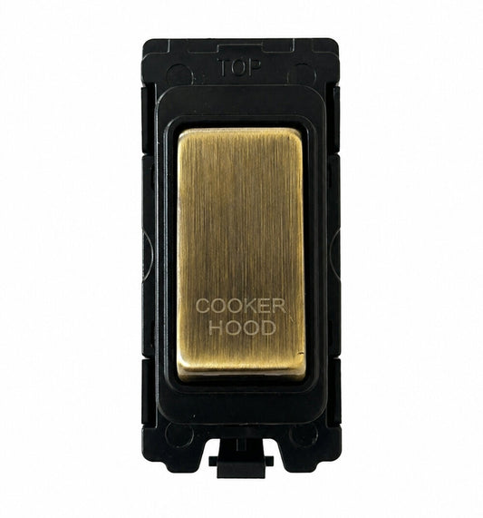 20A DP Switch - Engraved - Cooker Hood - Antique Switch