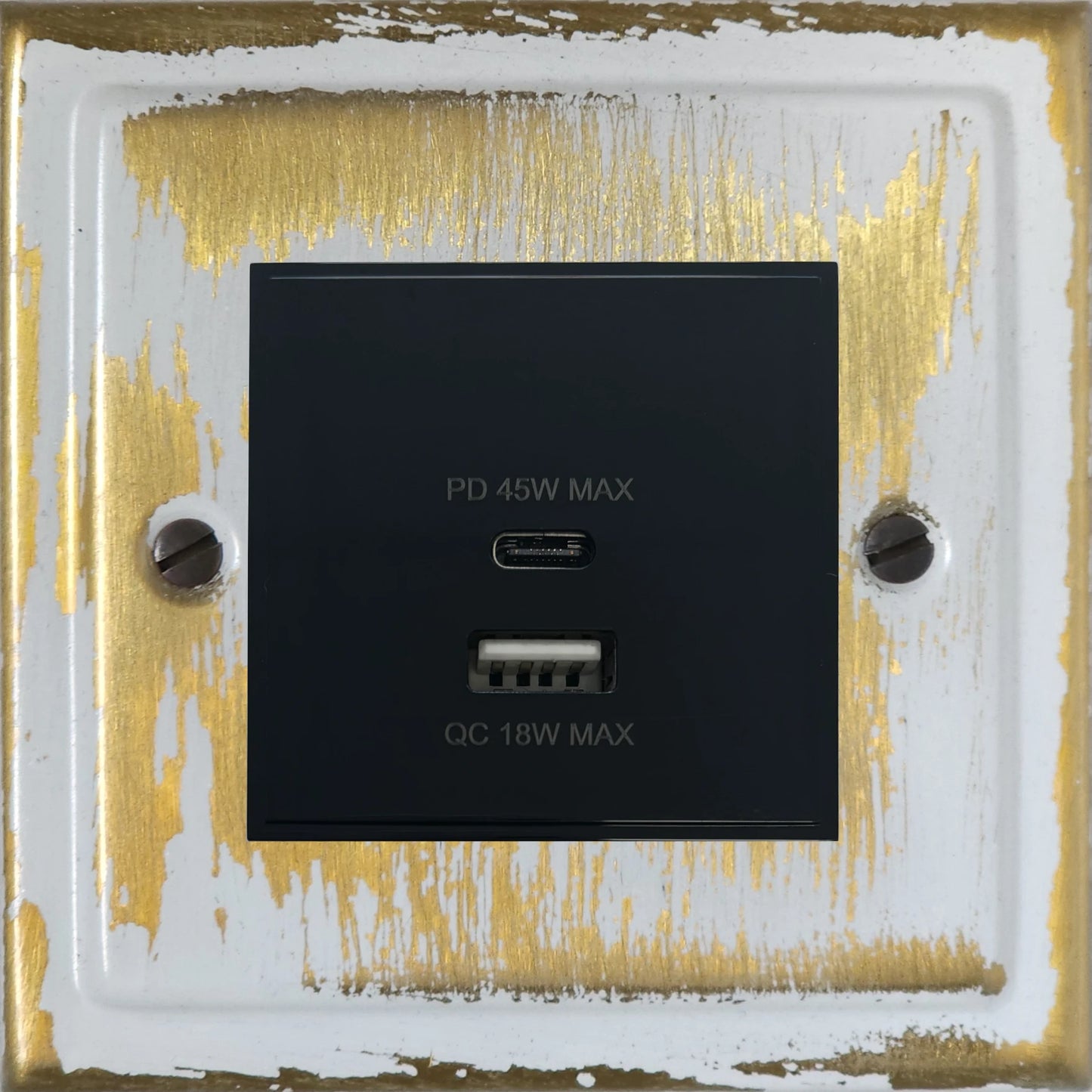 Trimline Dover Bronze 45W Quick Charge USB Module