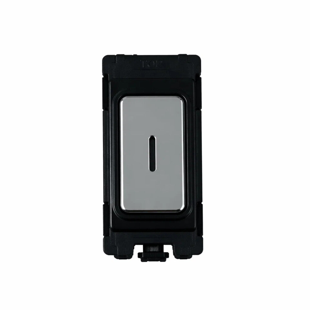 20A 2 way SP Switch Including key - Black and Polished Chrome Switch