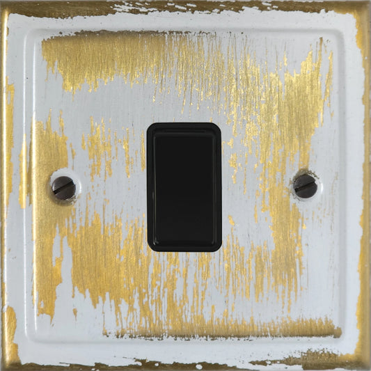 Victorian Dover Bronze 1 Gang Switch