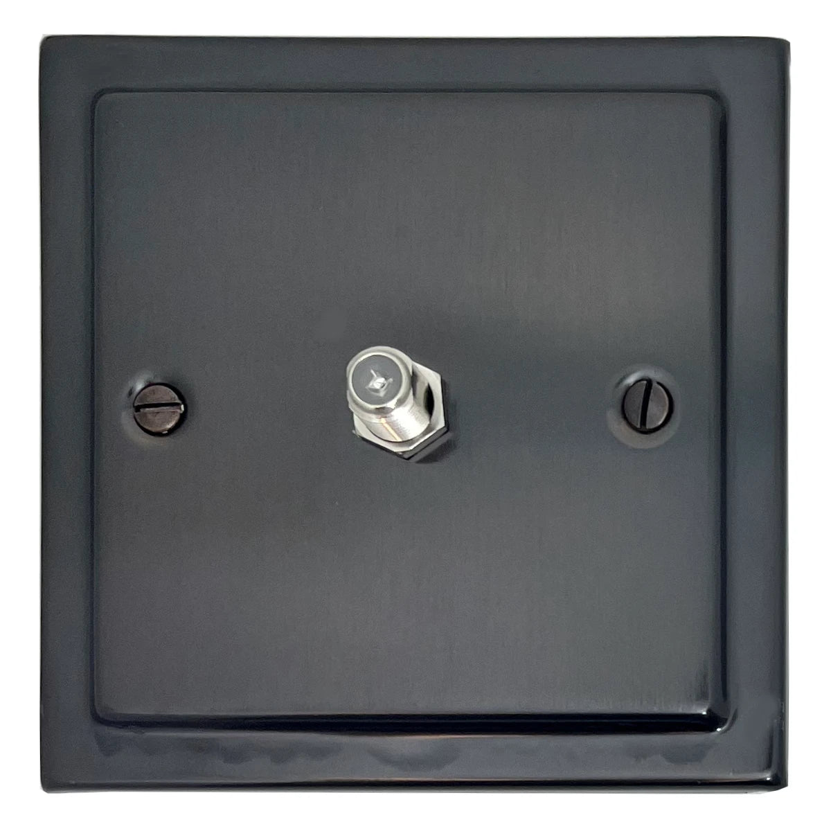 Victorian Black Bronze 1 Gang Satellite Point