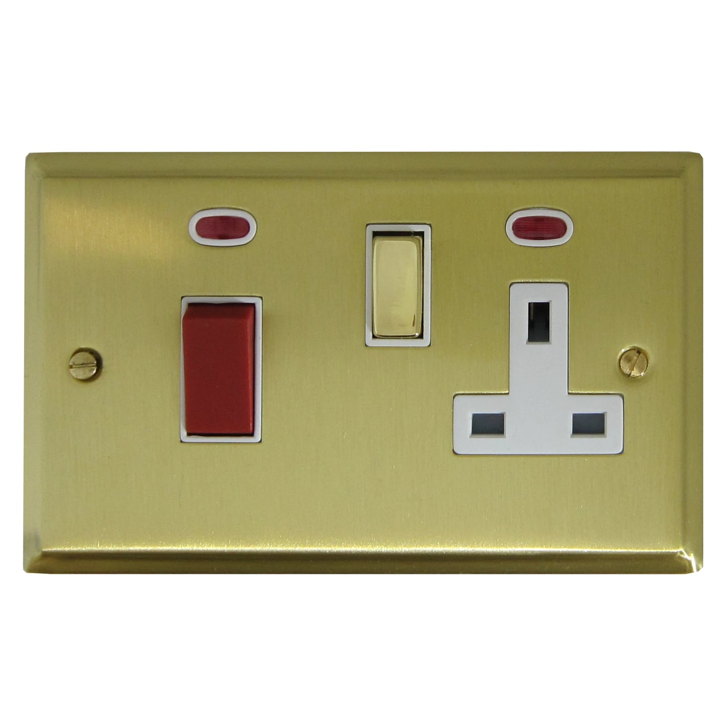 Deco Satin Brass Cooker Socket