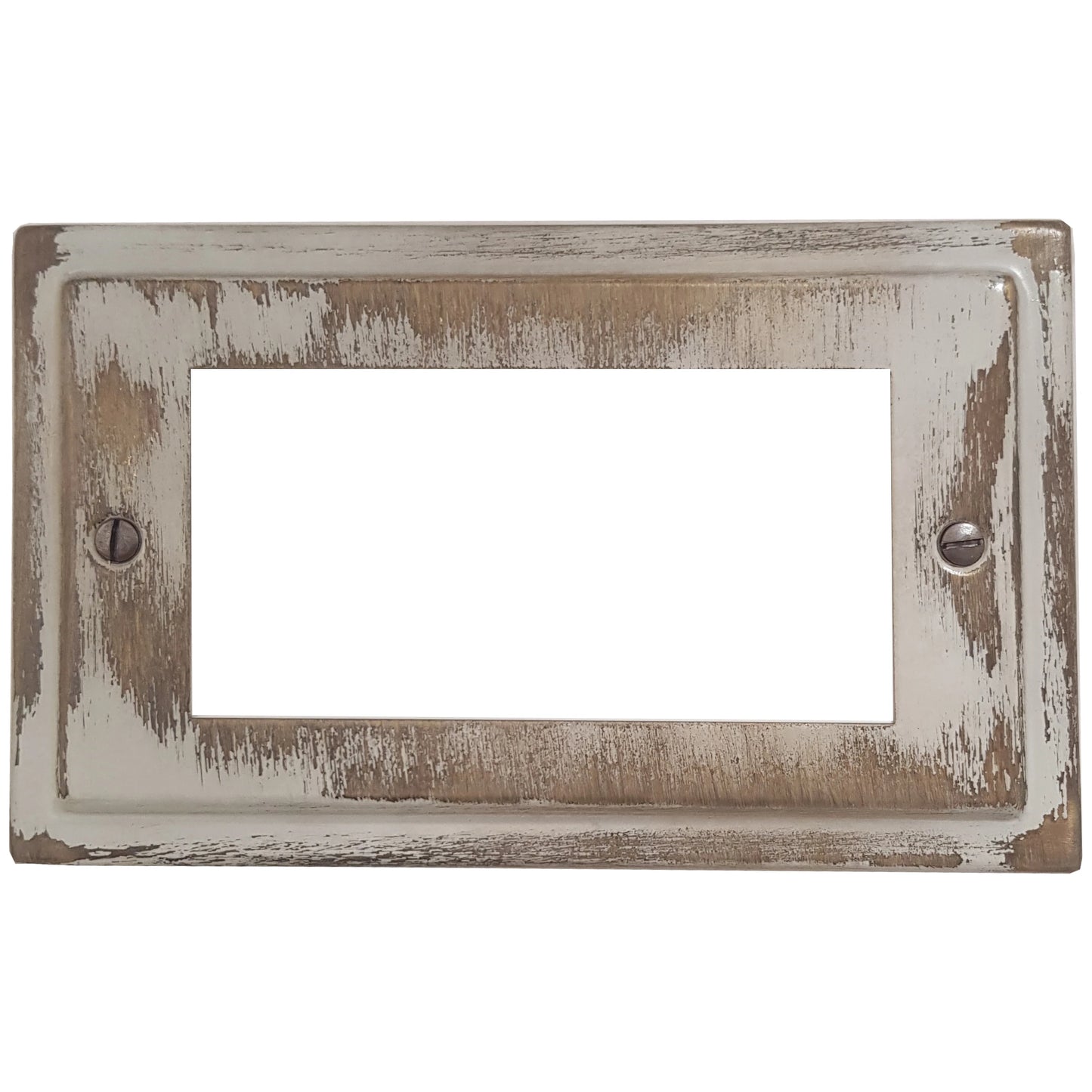 Victorian Dover Bronze 4 Gang Mod Plate & Frame