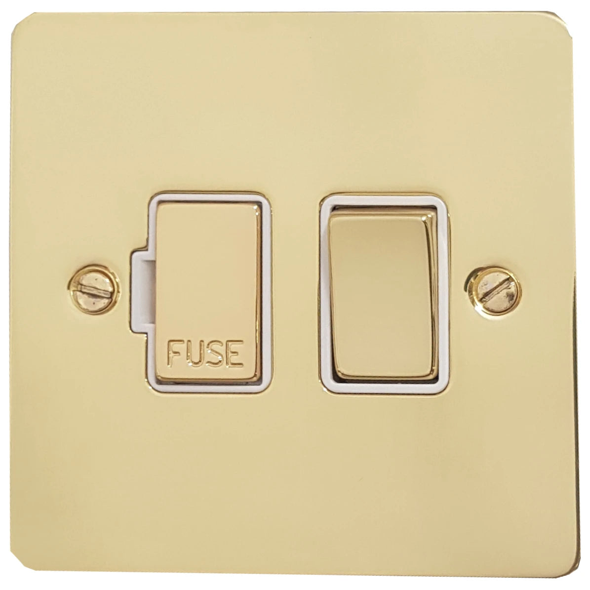 Flat Polished Brass Swt. Fused Spur