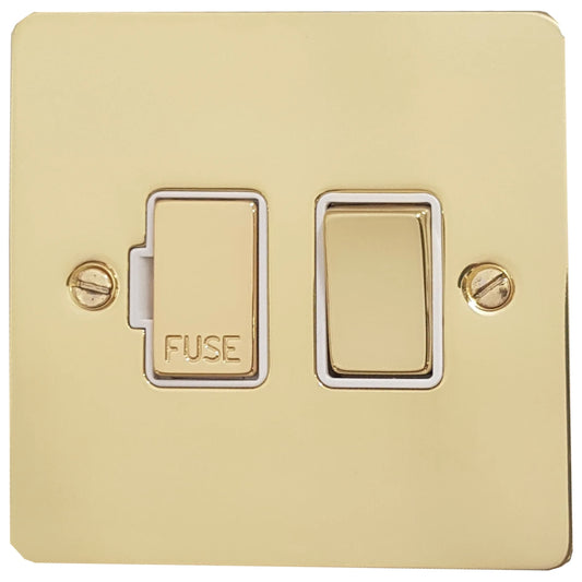 Flat Polished Brass Swt. Fused Spur