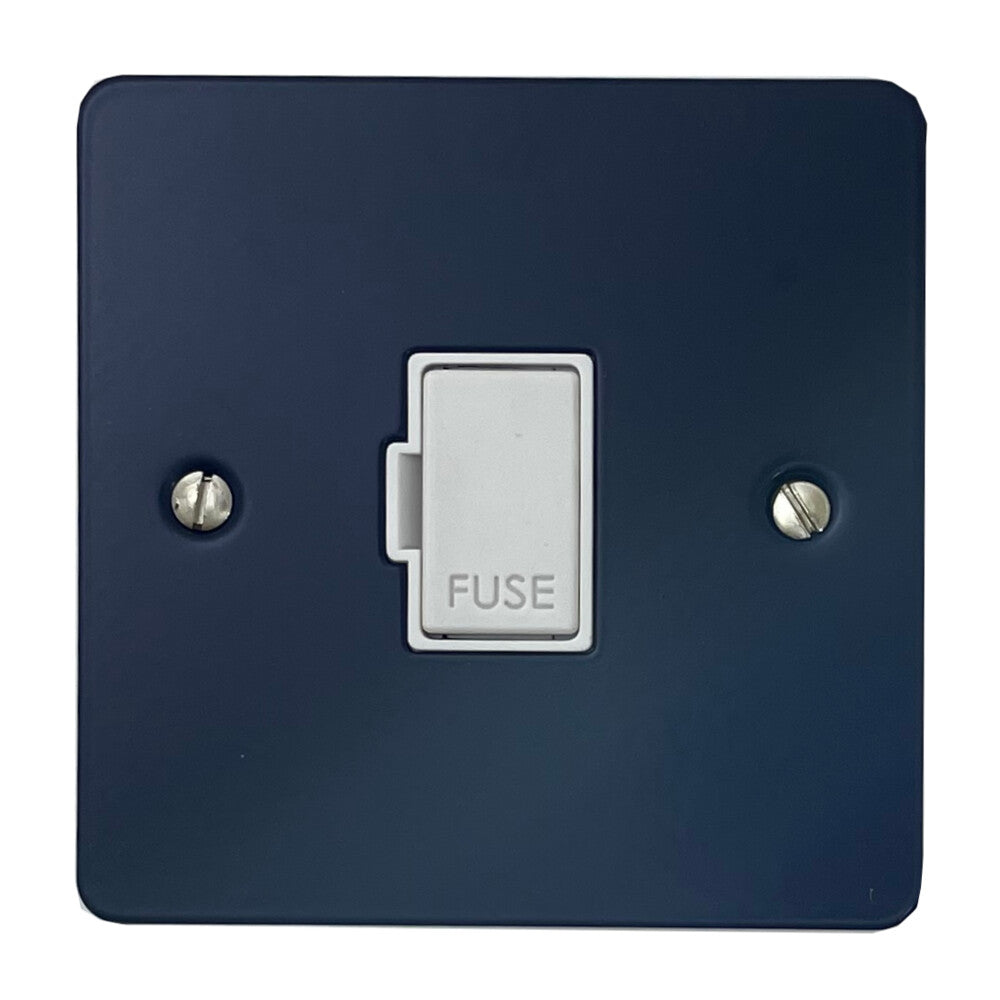 Flat Blue Unswitched Fuse Spur (White Insert)