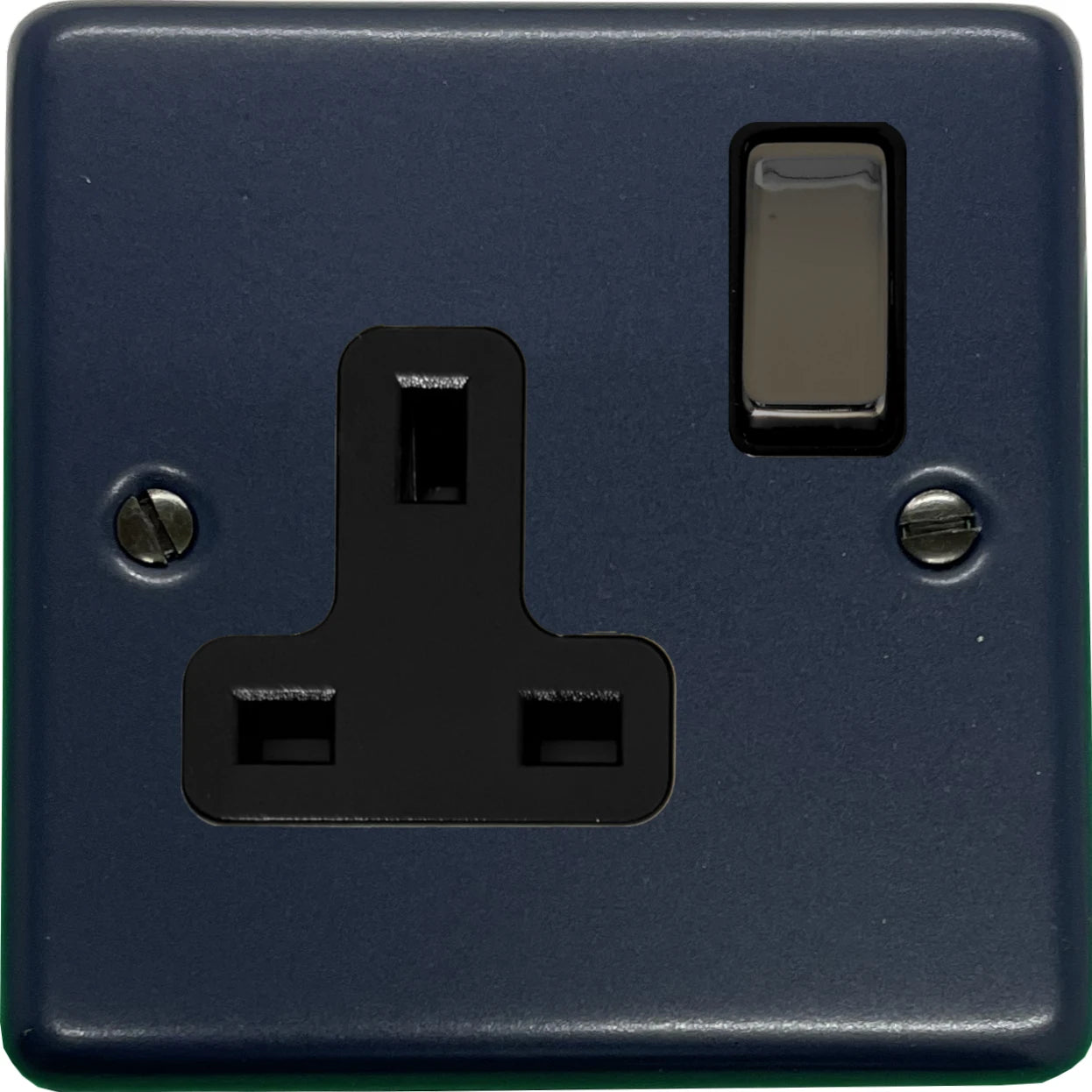 Contour Blue 1 Gang Socket