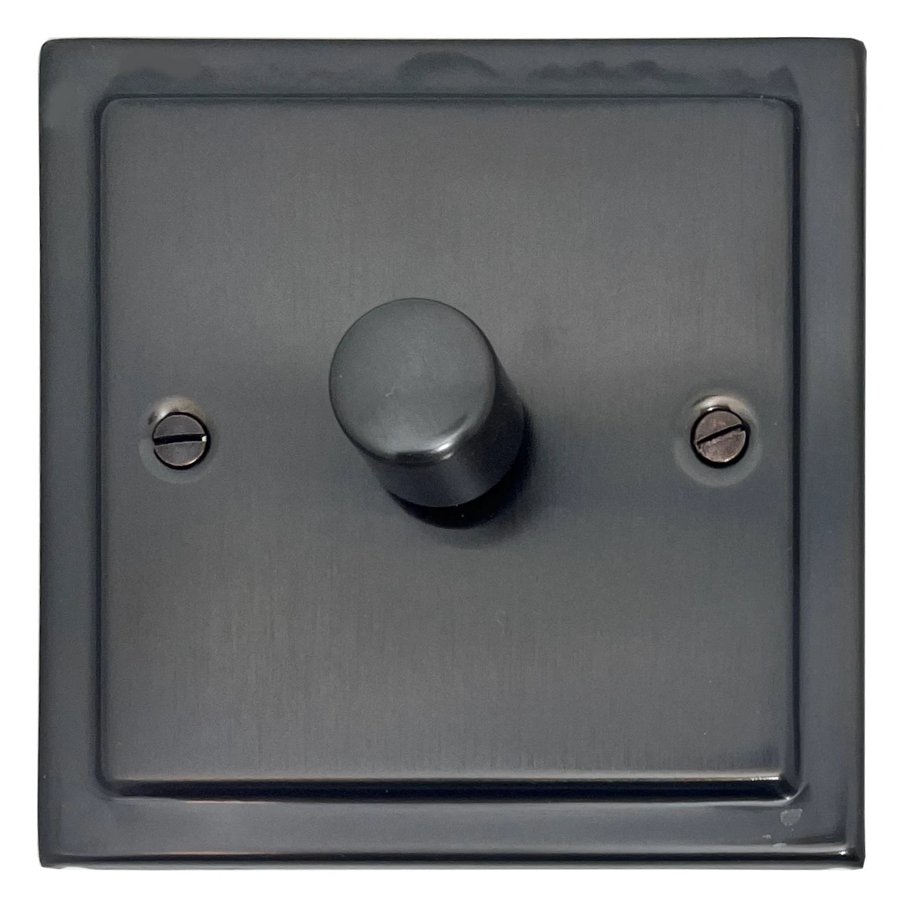 Victorian Black Bronze 1 Gang LED Dimmer
