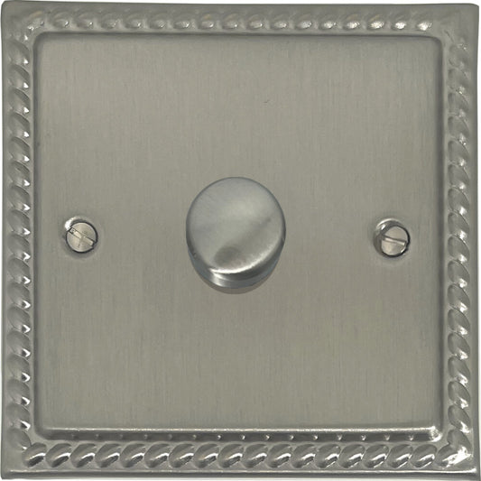 Georgian Satin Nickel 1 Gang LED Dimmer