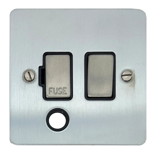 Flat Satin Chrome Swt Fused Spur + Outlet
