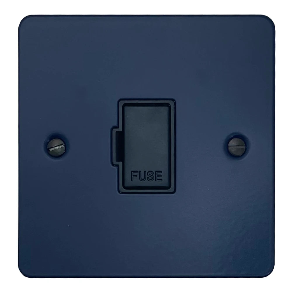 Flat Blue Unswitched Fuse Spur (Black Insert)
