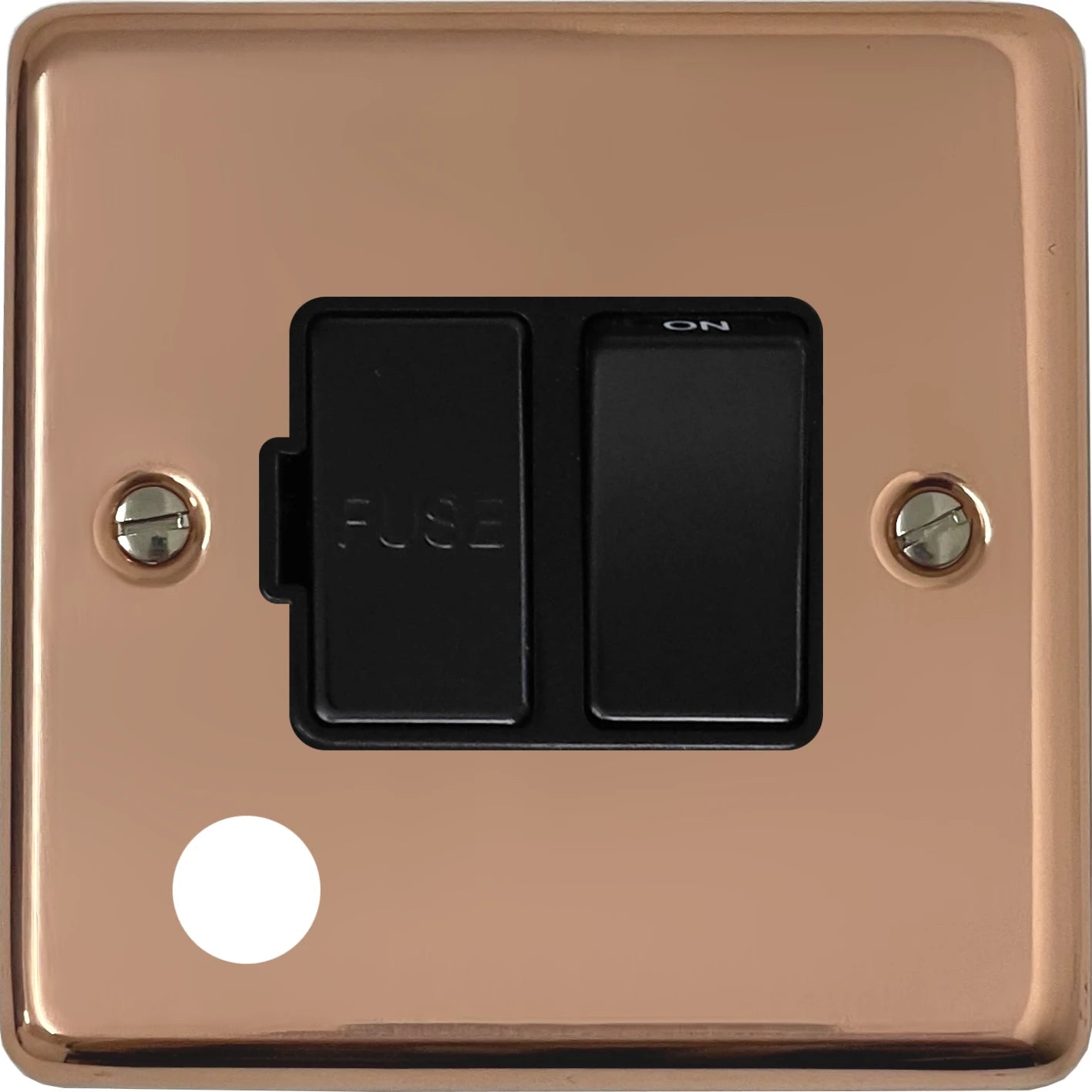 Contour Bright Copper Swt. Fused Spur & F/Outlet