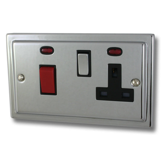 Trimline Polished Chrome Cooker Socket