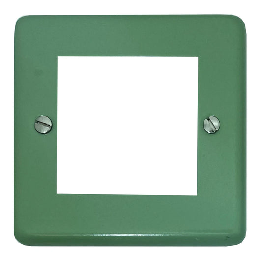 Classic Sage Green 2 Gang Module Plate