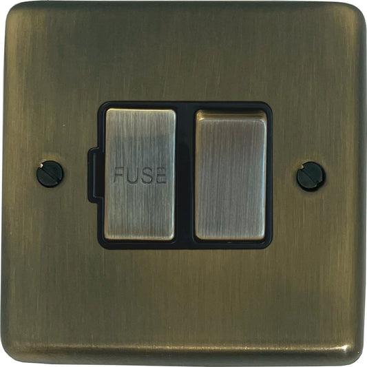 Contour Antique Brass Switched Fuse Spur (Brass Switch)