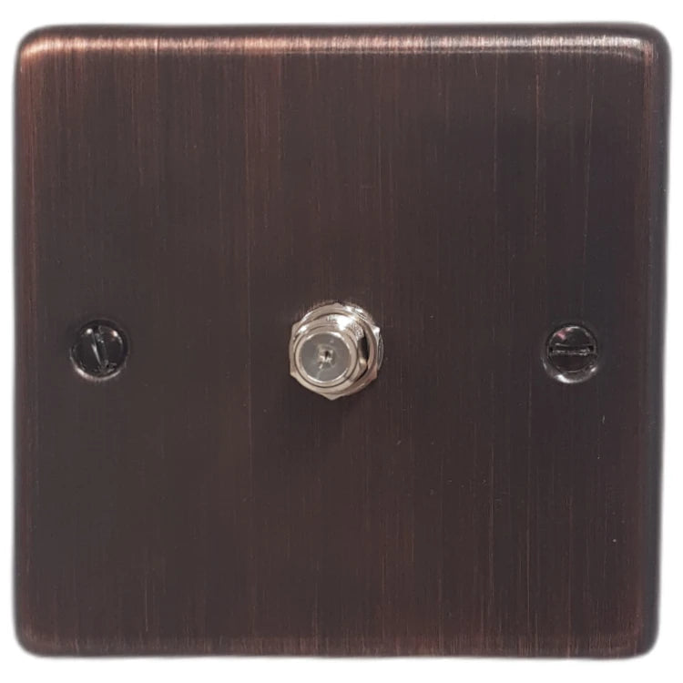 Contour Antique Copper Satellite Point