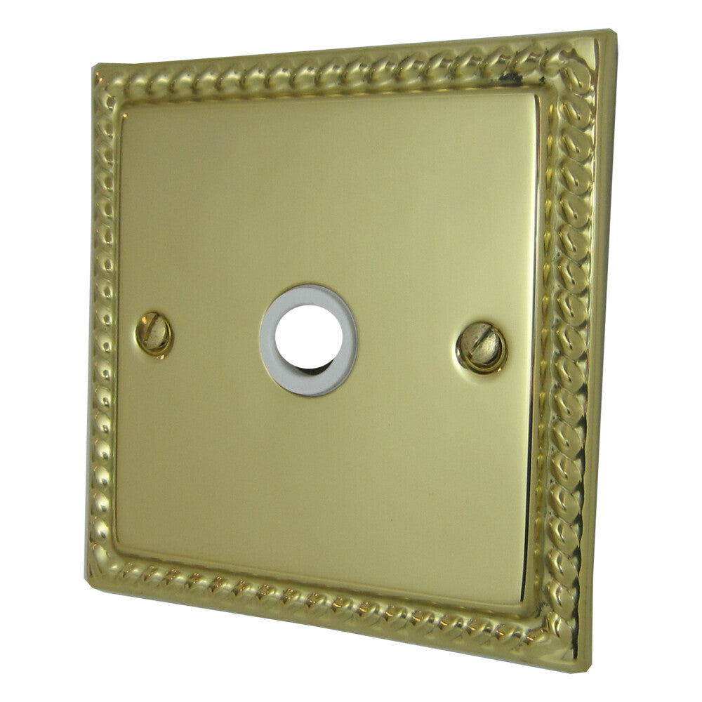Georgian Polished Brass Flex Outlet