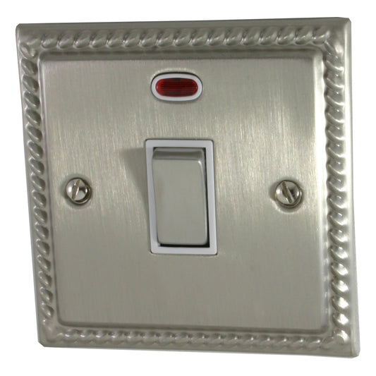 Georgian Satin Nickel 20A DP Switch
