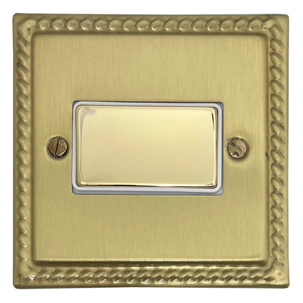 Georgian Satin Brass Fan Isolator