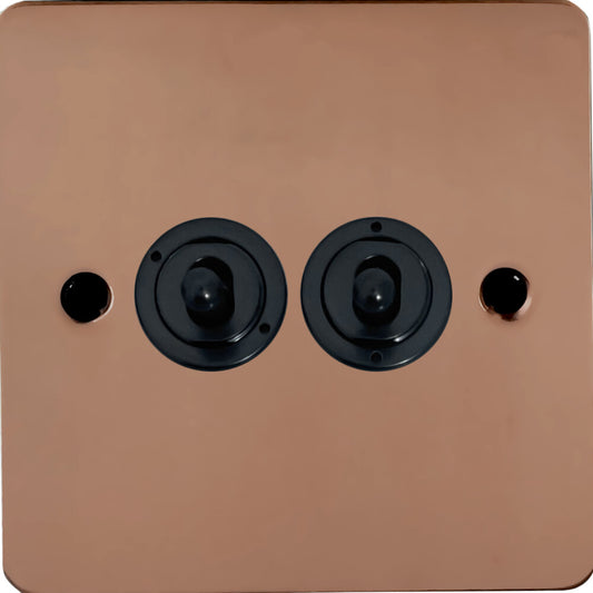 Flat Bright Copper 2G Toggle (Flat Black Toggle)