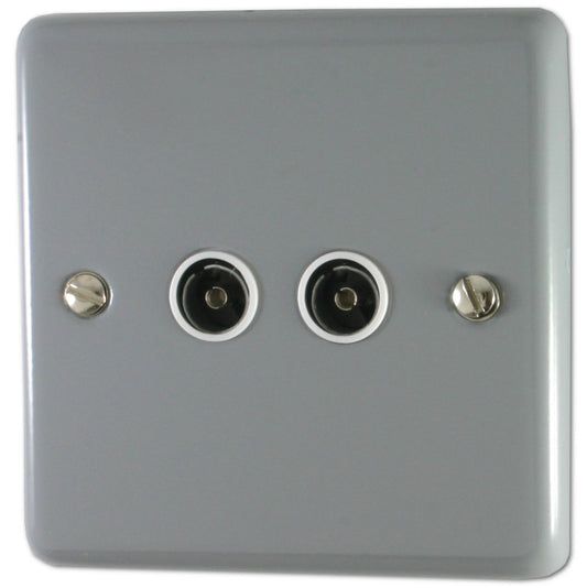 Contour Light Grey Twin Tv Point