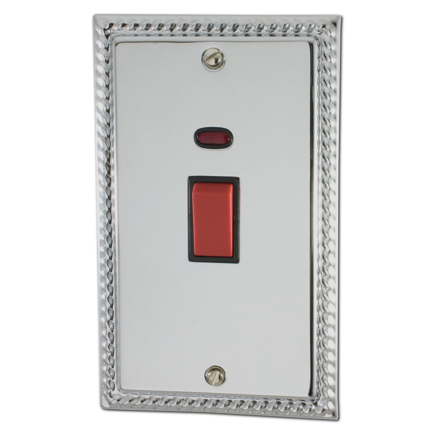 Georgian Polished Chrome 45A Dp Switch + Neon Large