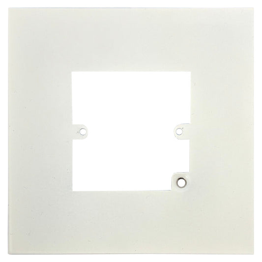 Single Flat White Finger Plate