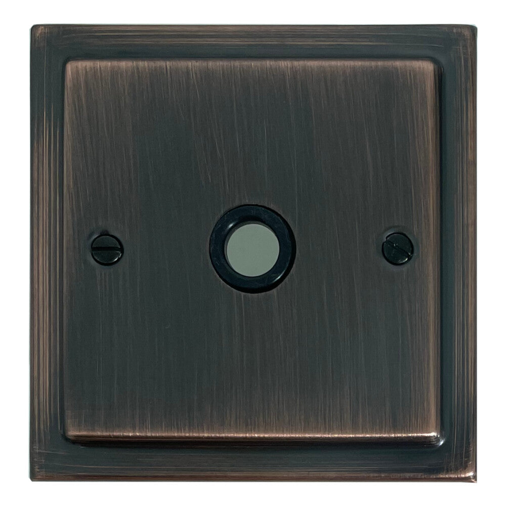 Victorian Antique Copper Flex Outlet Plate