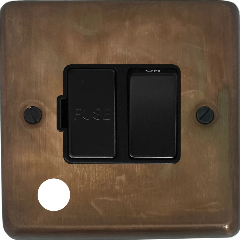 Contour Tarnished Copper Swt Fused Spur + Outlet