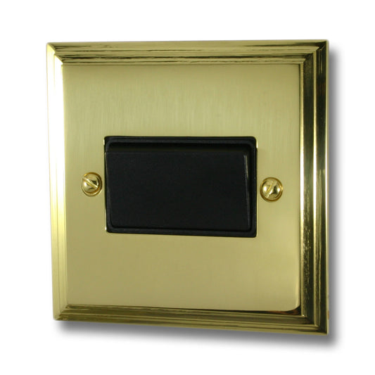 Victorian Polished Brass Fan Isolator