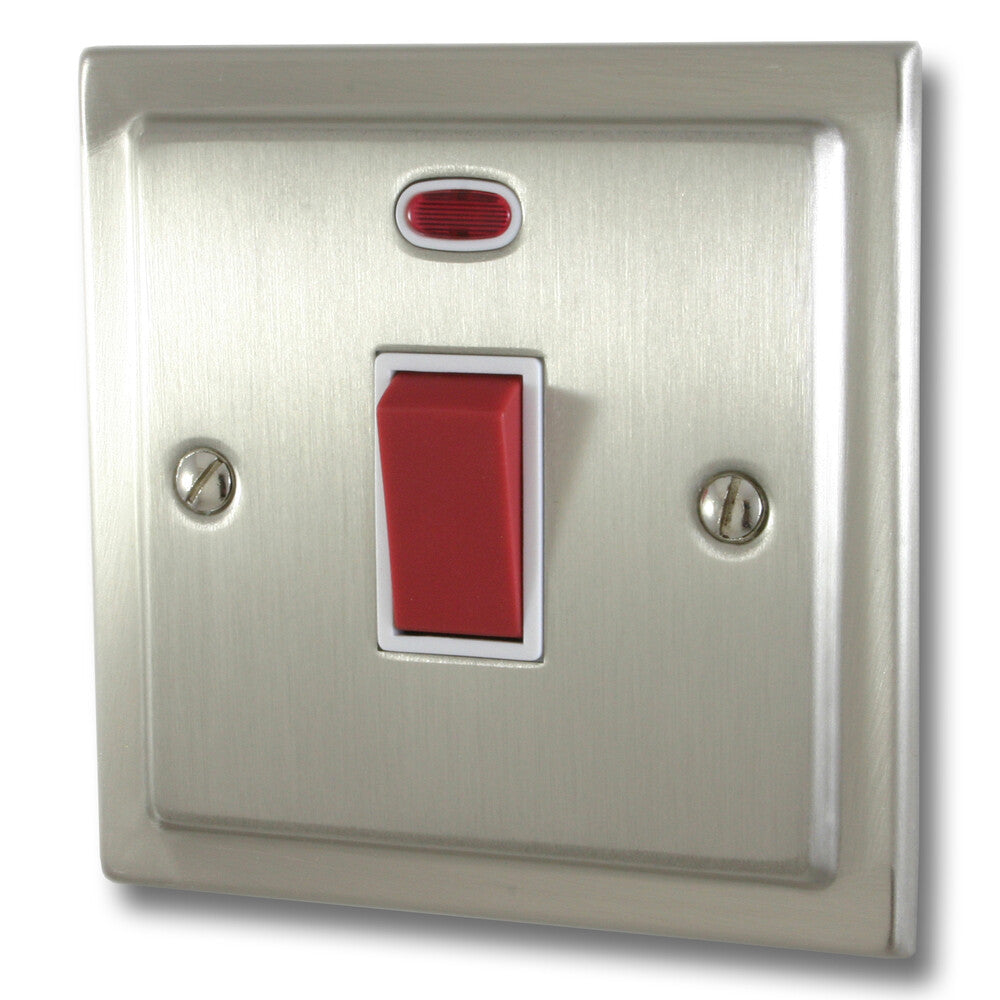 Victorian Satin Nickel 45 Amp Dp Switch