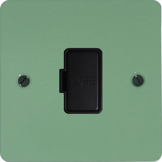 Flat Sage Green Unswitched Fuse Spur (Black Insert)