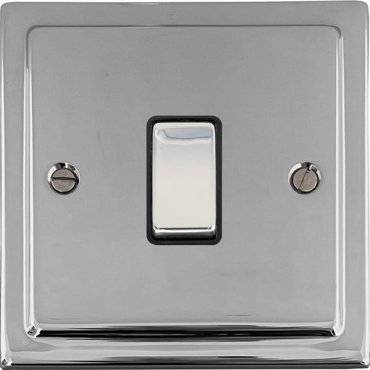 Victorian Polished Chrome 1 Gang 2 Way Switch