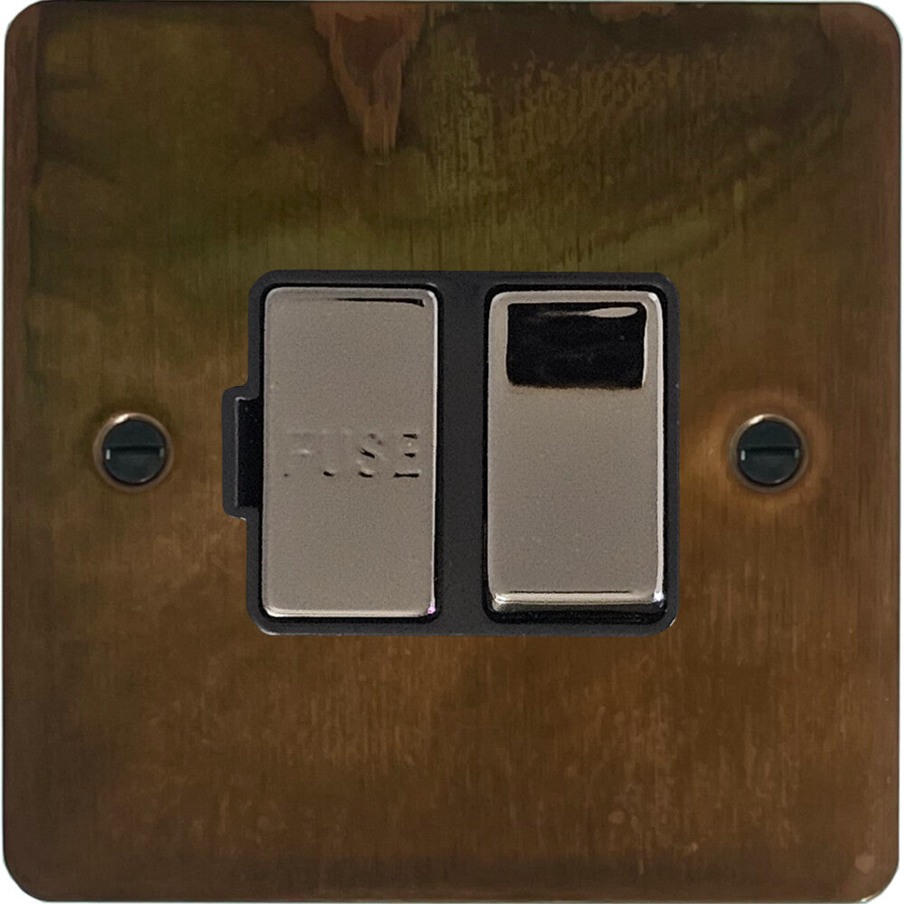 Flat Tarnished Copper Swt Fused Spur